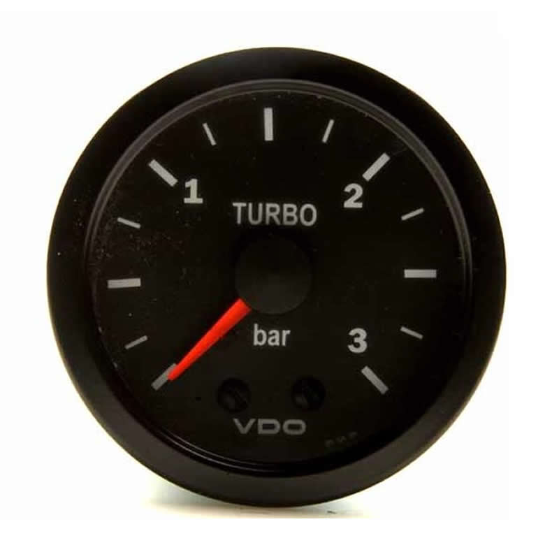 VDO Cockpit Vision Pressure gauge 0 tot 3Bar 52mm gauge
